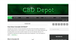 Desktop Screenshot of cbddepot.com